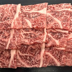 JAPANESE A5 WAGYU CHUCK ROLL SLICED (+/-2MM) FOR YAKINIKU 200G+/-5G