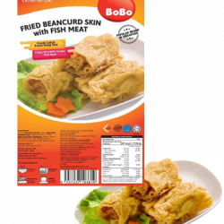 BOBO FRIED BEANCURD SKIN WITH FISH PASTE  500G