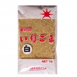KUKI ROASTED SESAME SEEDS WHITE 1KG