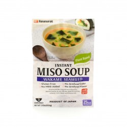 HANAMARUKI VEGAN INSTANT MISO SOUP WAKAME (3PC) 54.9