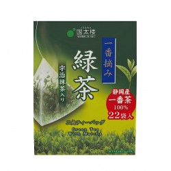 KUNITARO FIRST HARVEST GREEN TEA WITH MATCHA  (22PC) 39.6G