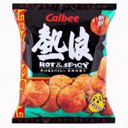 CALBEE POTATO CRIPS HOT & SPICY FLAVOR 105G