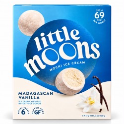 RETAIL LITTLE MOON VANILLA MOCHI ICE-CREAM 6PC   